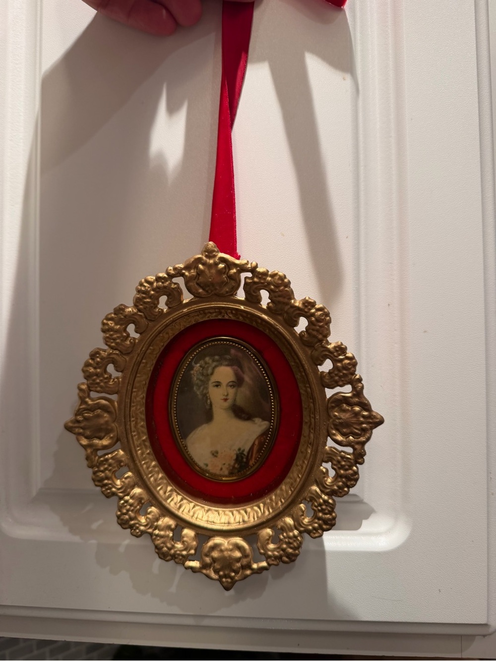 Vintage Cameo Creation - Elizabeth, Duchess of Devonshire by Sir Joshua Reynolds